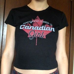 Canadian crop tee 🇨🇦
